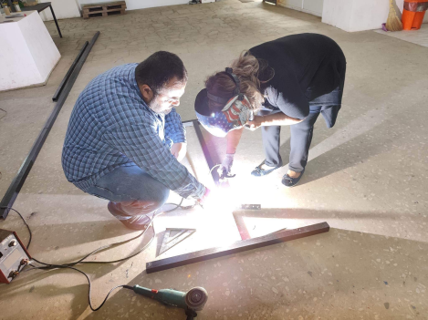 Preparazione di attrezzi ginnici