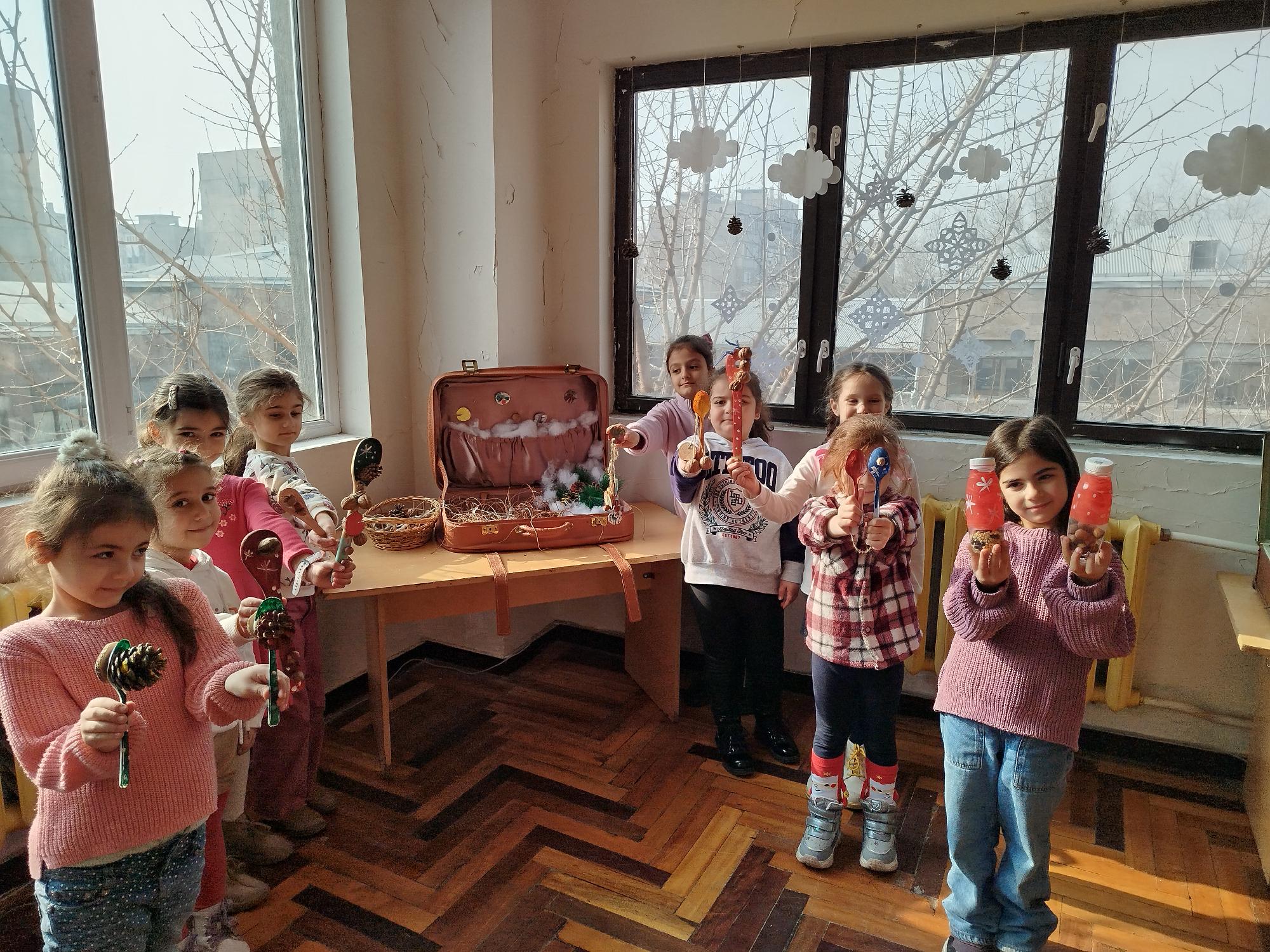 Instrumentos musicales hechos por los alumnos 