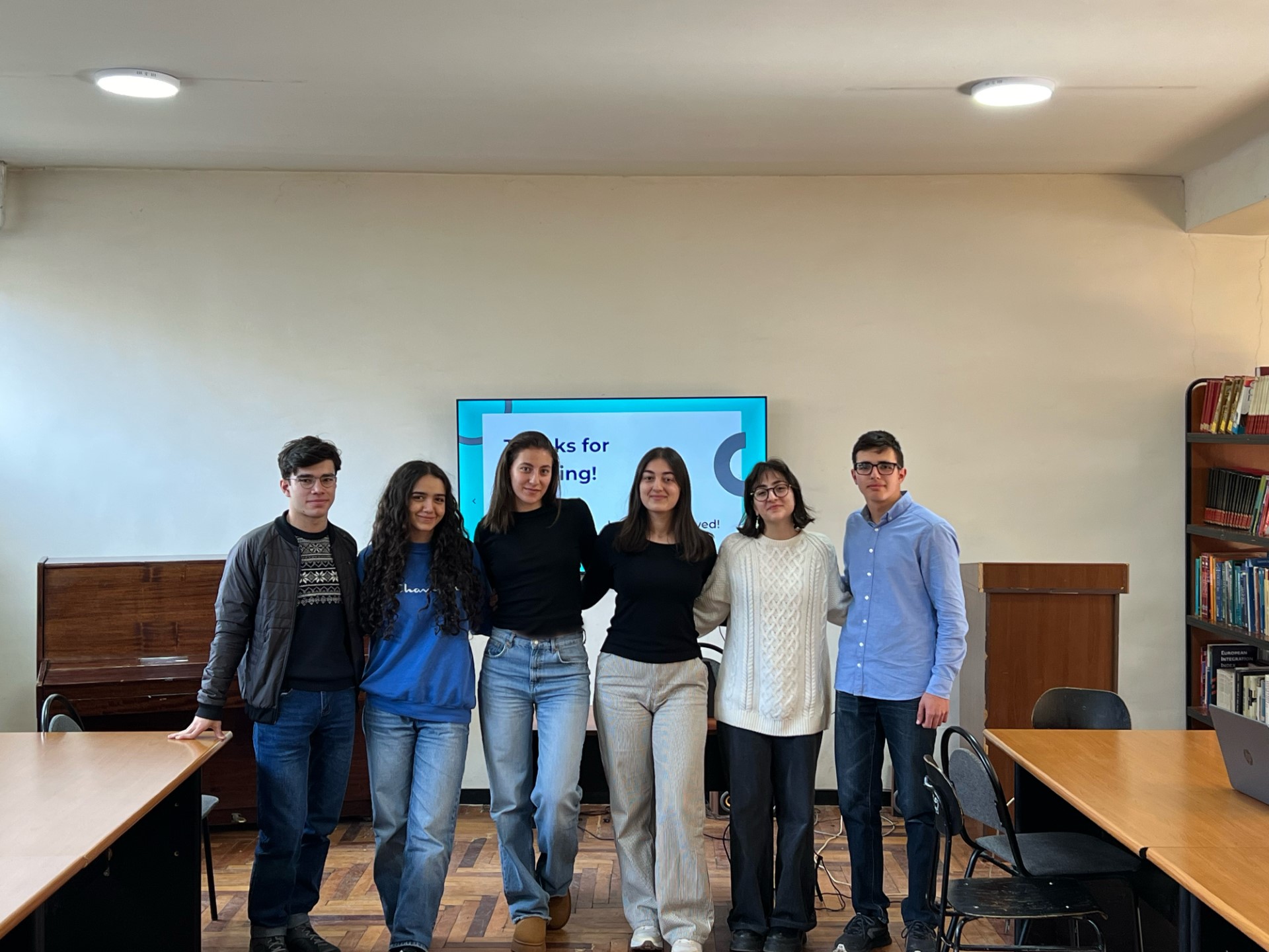 EU project presentation by 12th graders