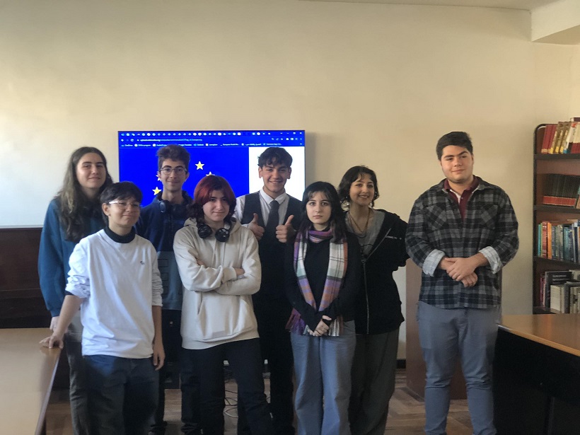 EU project presentation by 11th graders