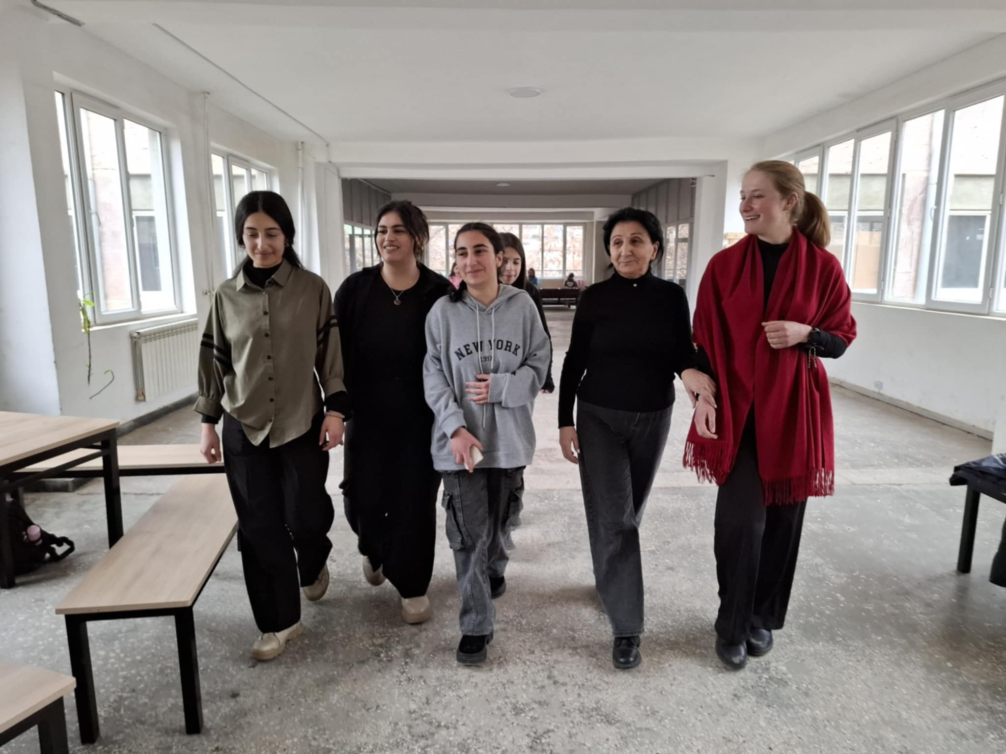 The Guests from Lanjaghbyur are in Anahit Melkonyan's Camp Detachment