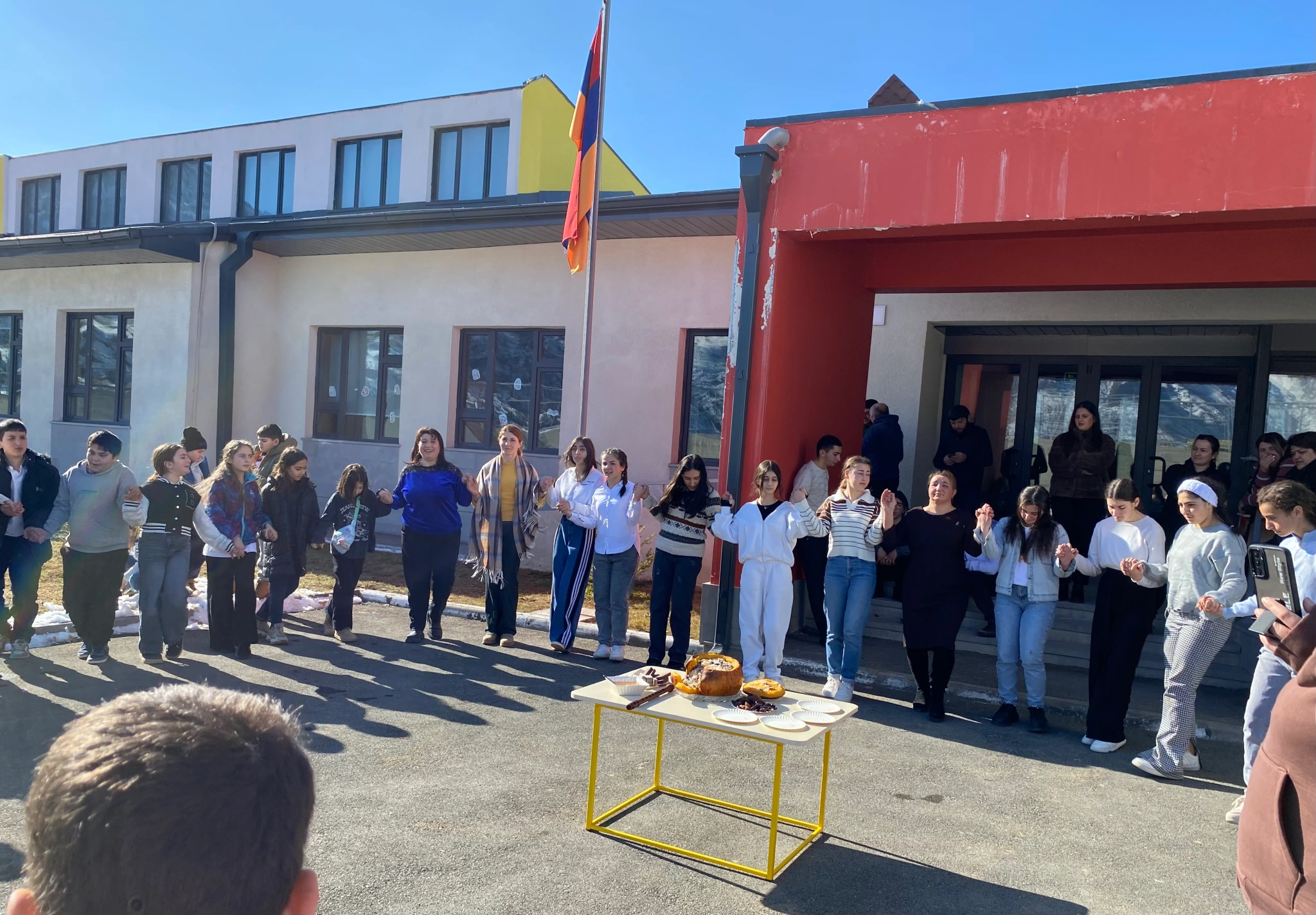 Le rituel de la Ghapama à l’école secondaire de Gomk