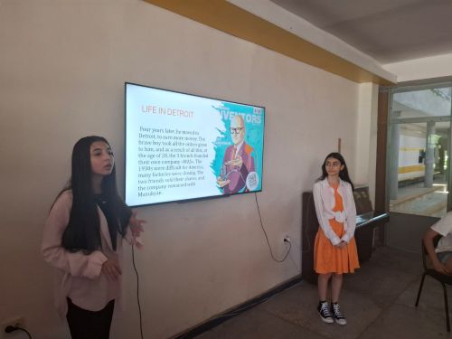 «Հայ անվանի մարդիկ», ուսումնական նախագիծ