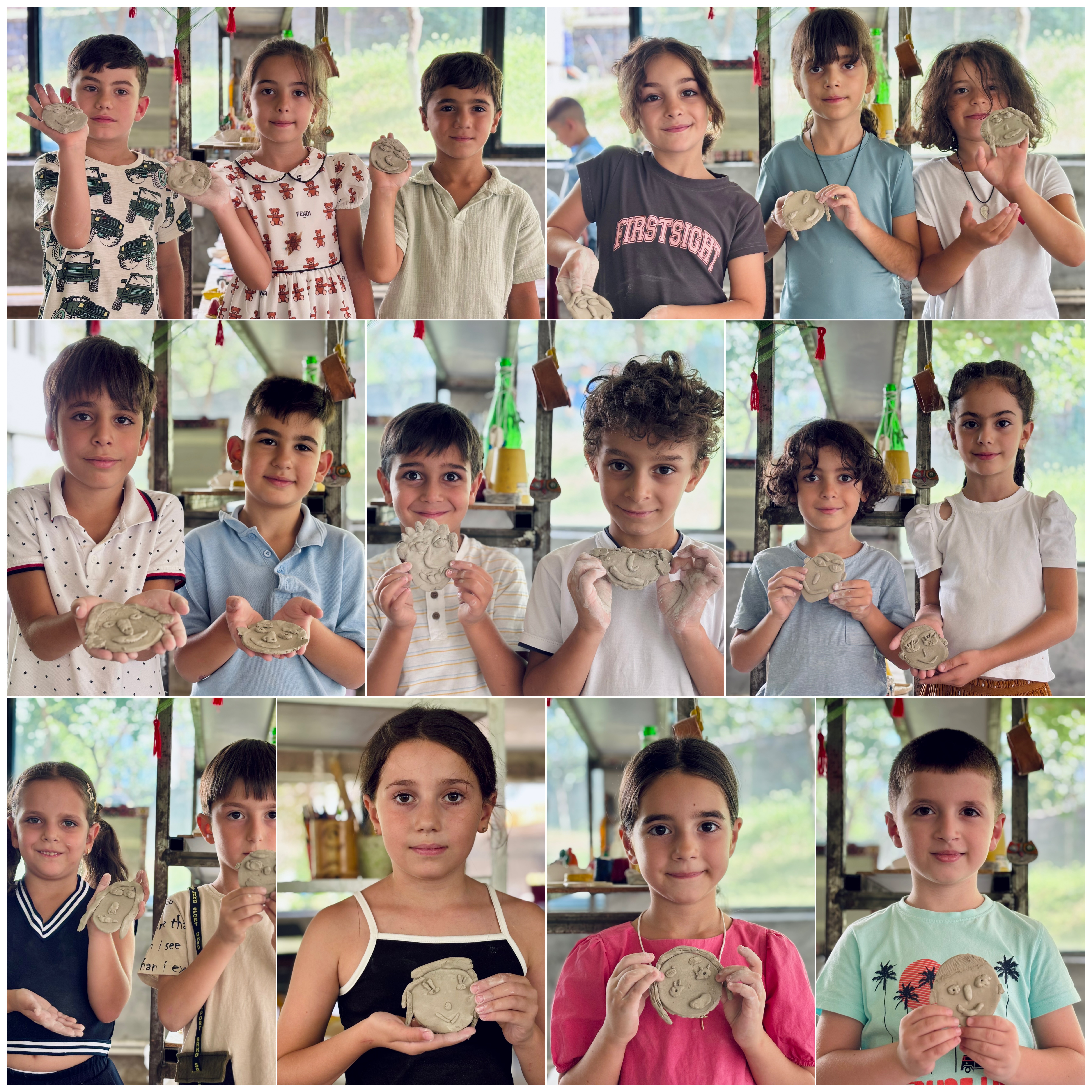 Portraits en argile