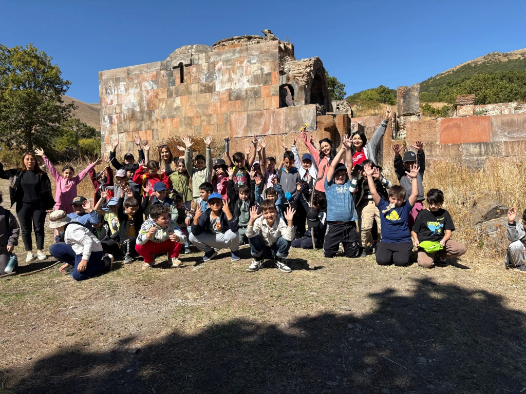 Celebrating Independence Day on the heights of Teghenyats Monastery