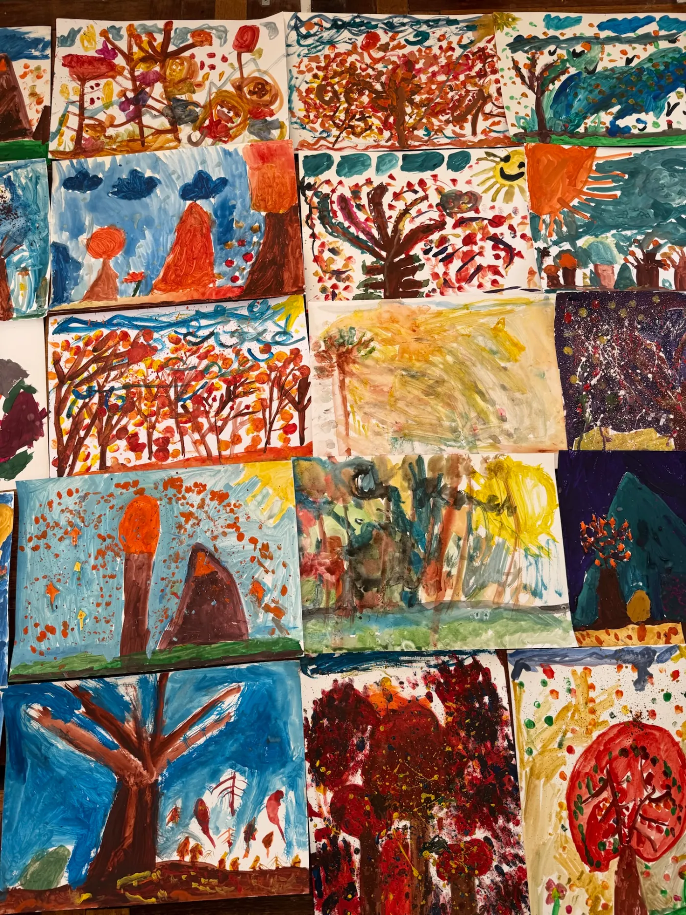 Աշնանային նկարչաթերապիա