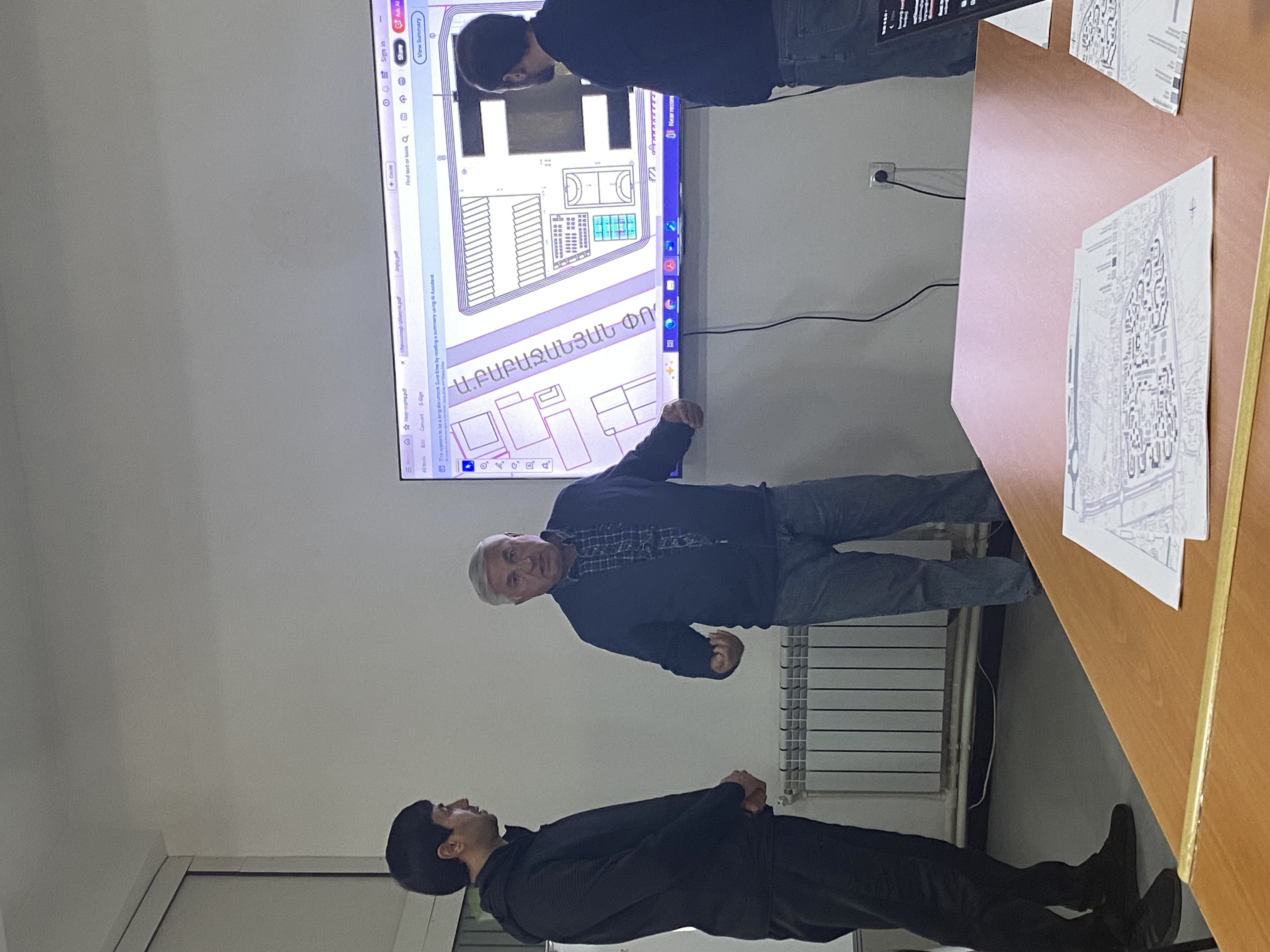 Կրթահամալիրի մասնաշենքերի բարեկարգման նախագծերի քննարկում