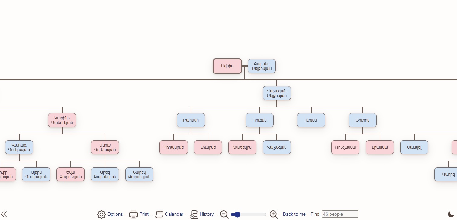 Օնլայն տոհմածառեր․ Նարե Մանուկյան