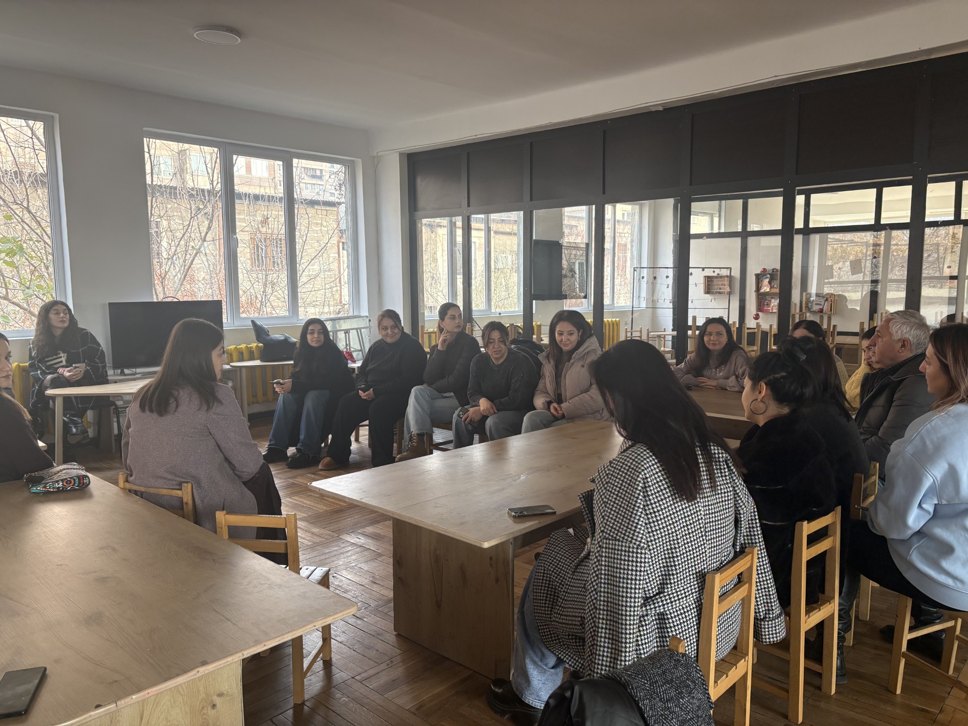 Ձմեռային մանկավարժական ճամբարի առաջին օրը