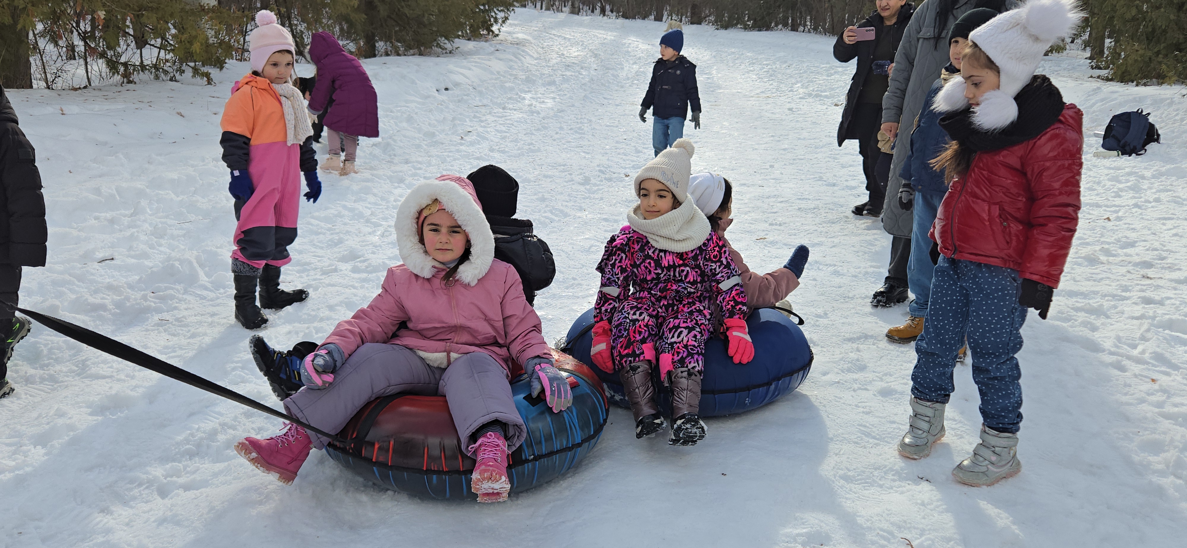 Ձմեռային խաղեր Ջրվեժի անտառապարկում