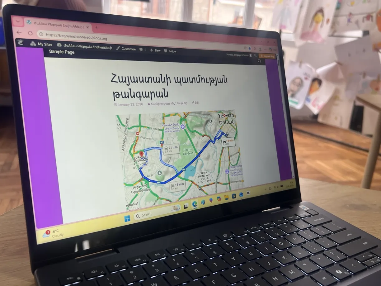 Ճանապարհային քարտեզի գծում․ «Սովորող-Սովորեցնող» նախագիծ