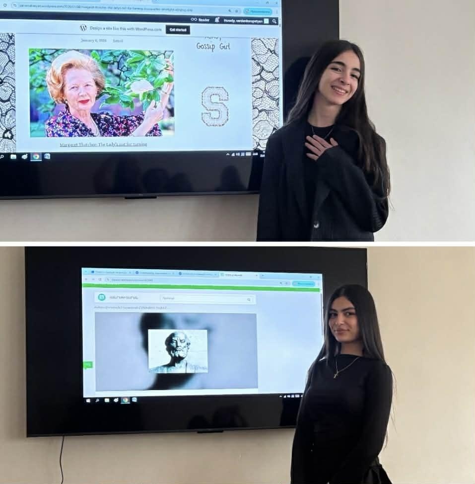 «Պատմական մտքեր. անգլերեն բառեր» նախագծի ամփոփում