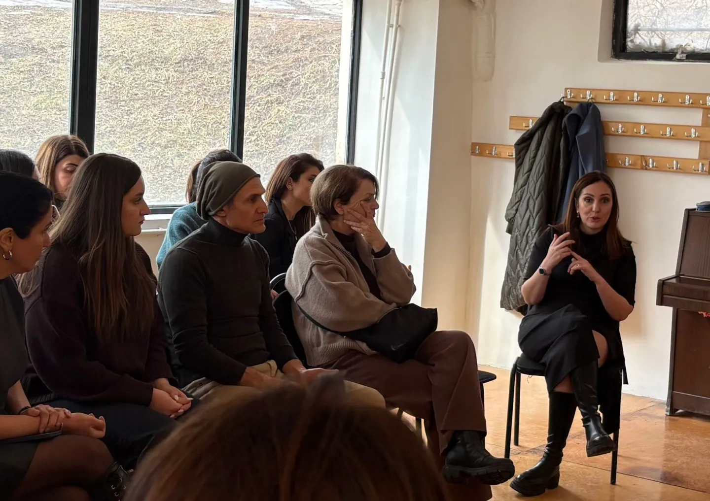 Rencontre des enseignants de l’École du Nord avec la candidate au poste de directrice du complexe éducatif, Lousine Pashayan