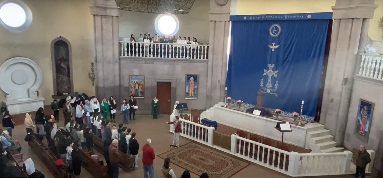 Ուսումնական ժամերգություն Սուրբ Երրորդություն եկեղեցում