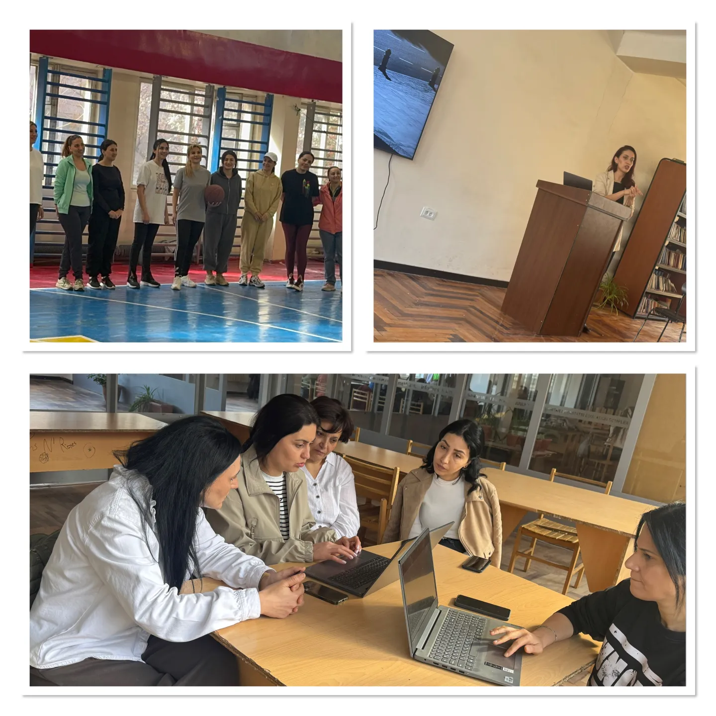 Спортивные занятия в педагогическом лагере