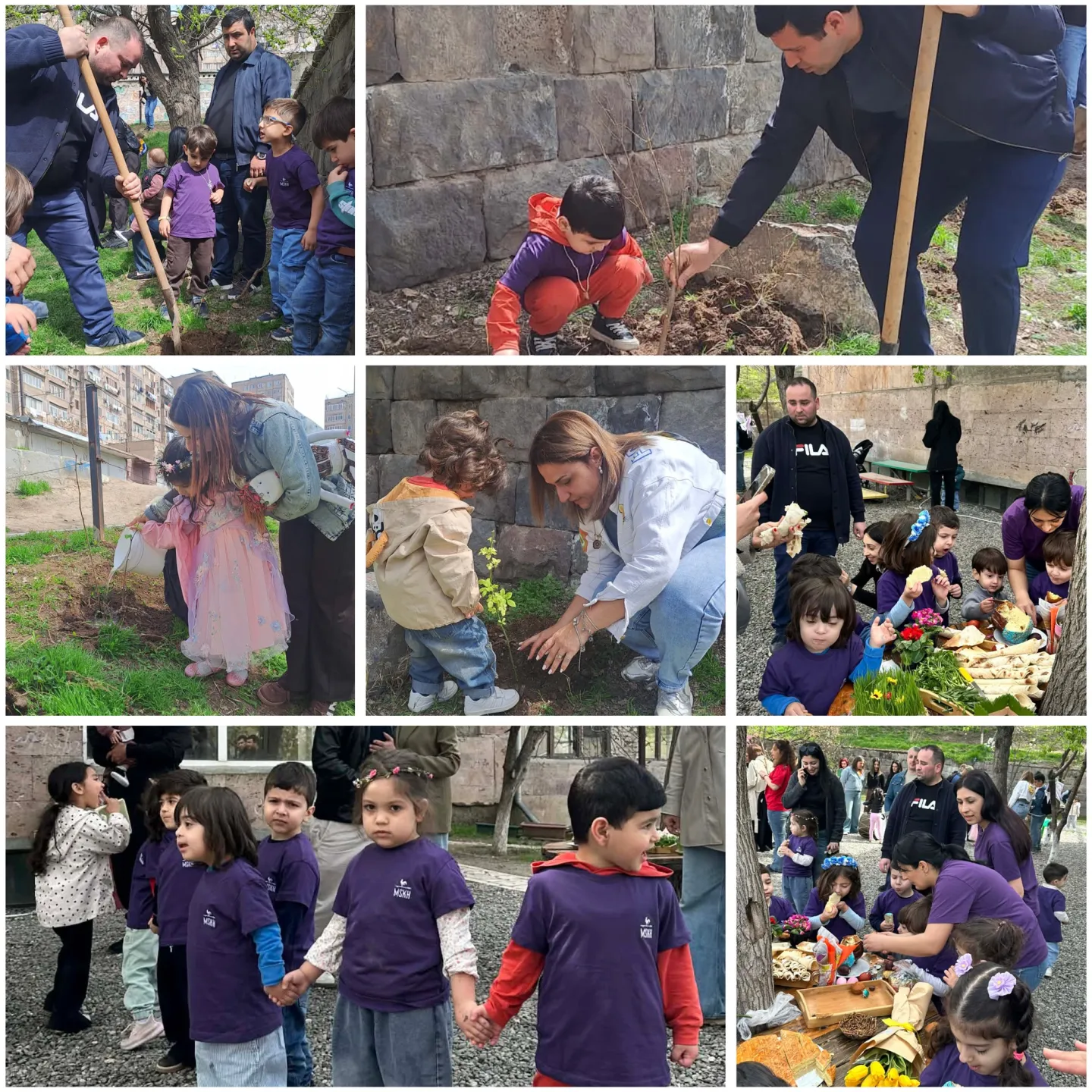 آیین جاتکی با کاشت درخت و گل