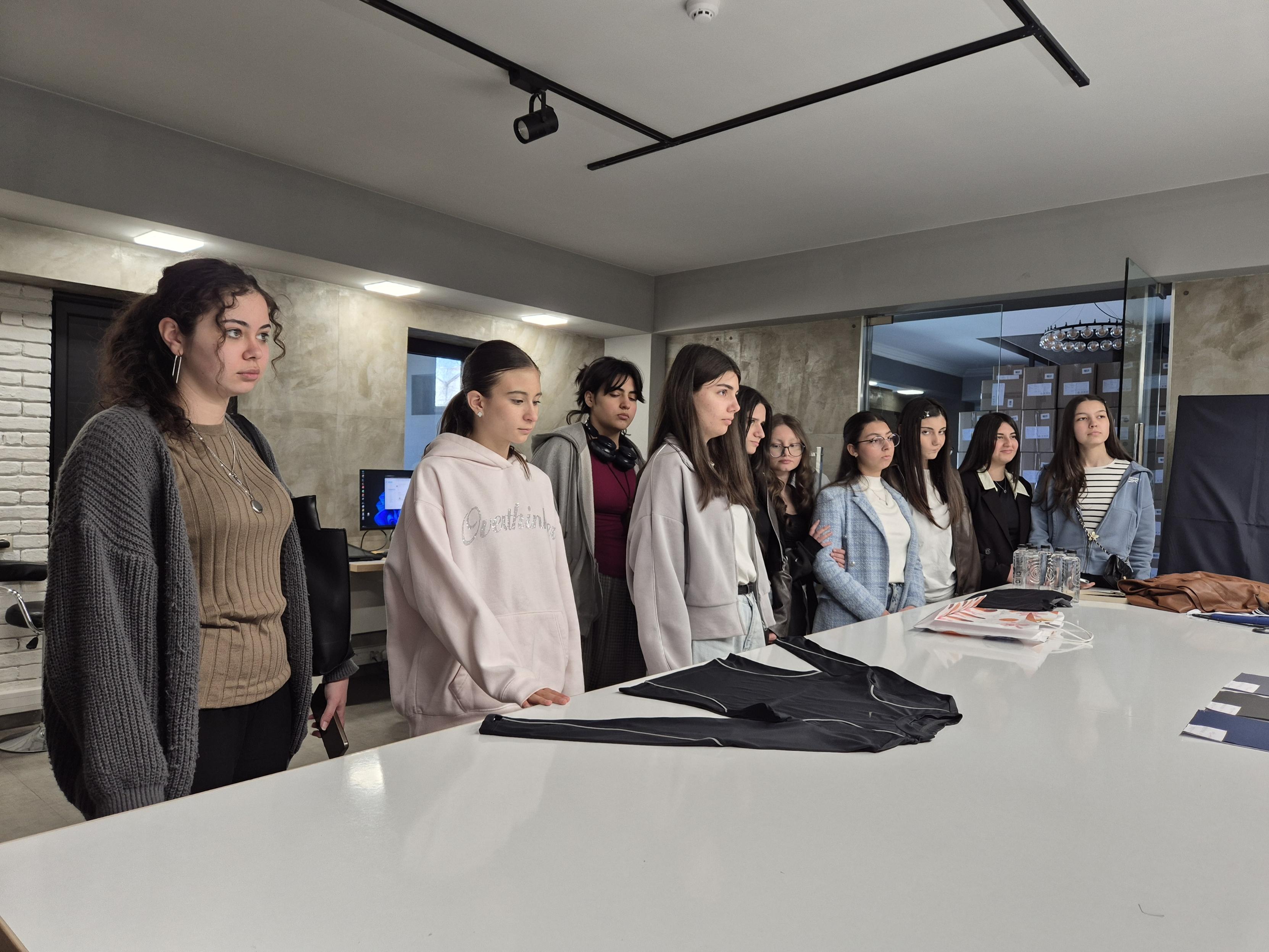 Մասնագիտական փորձառություն «Մելանտե» արտադրամասում