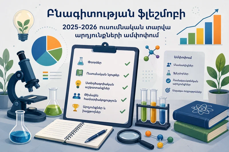 Մայիսյան հավաքին ընդառաջ․ «Բնագիտության ֆլեշմոբի 2025-26 թթ․ արդյունքների ամփոփում»