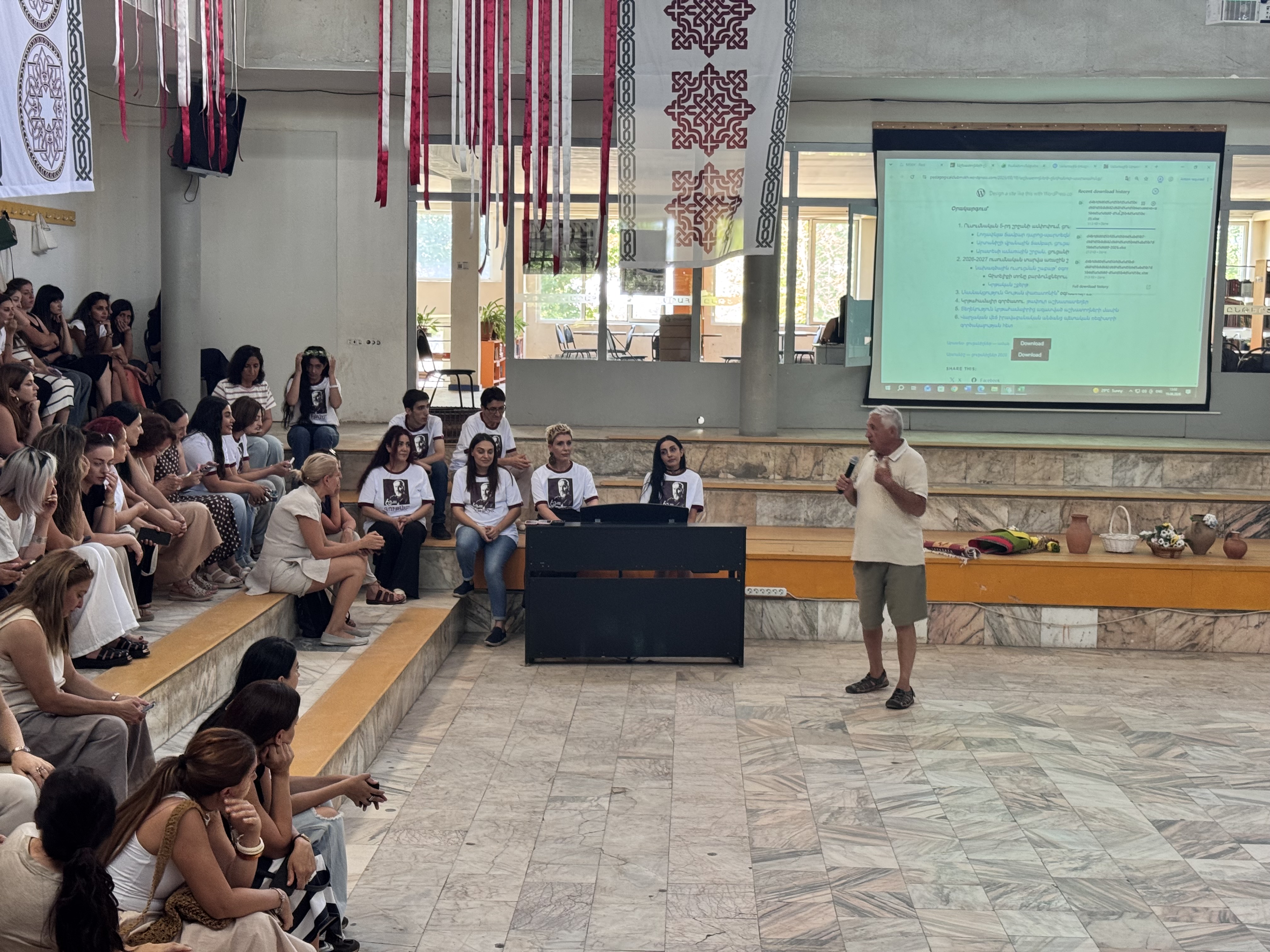 El campamento pedagógico de agosto