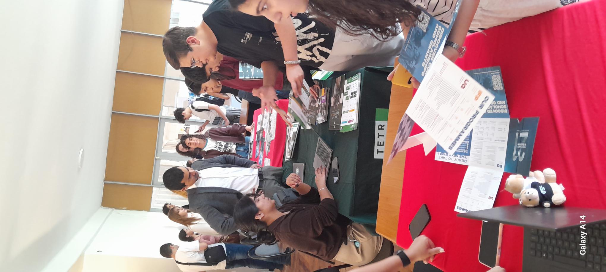 An Education Fair at Mkhitar Sebastatsi Educational Complex
