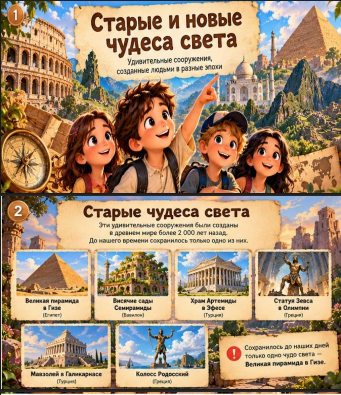 Старые и новые чудеса света
